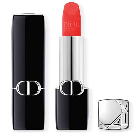 pintalabios rojo dior|Rouge Dior: barra de labios hidratante y color couture .